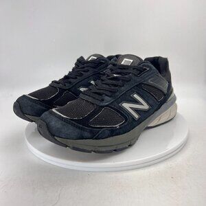 New Balance 990 Women Size 8.5 W990BK5 Black Suede Silver Low Top Running Shoes